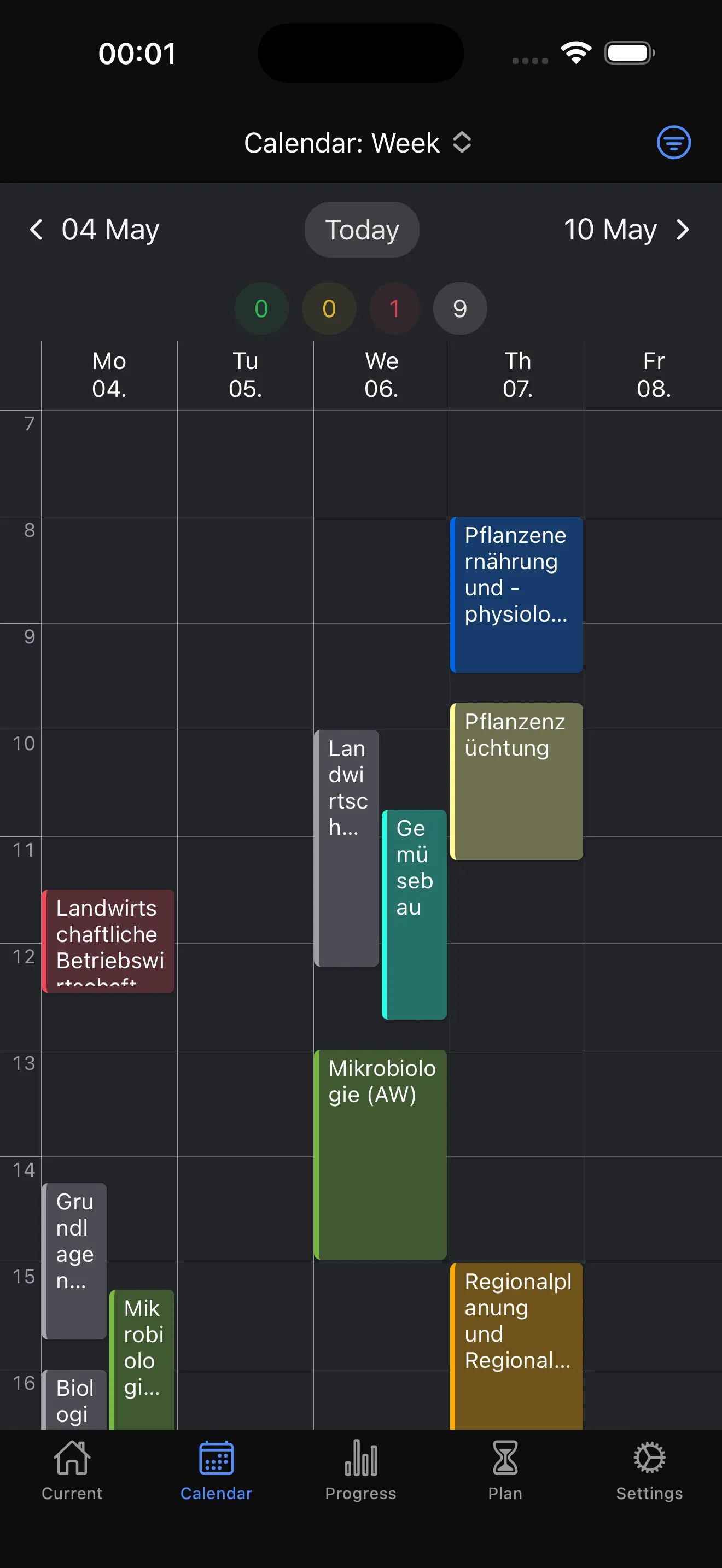 Kalender & Termine – Wochenkalender